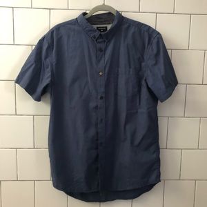 Slim fit navy blue Quicksilver shirt sz L